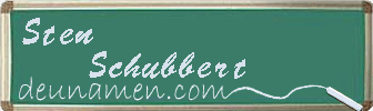 Sten Schubbert Visitenkarte
